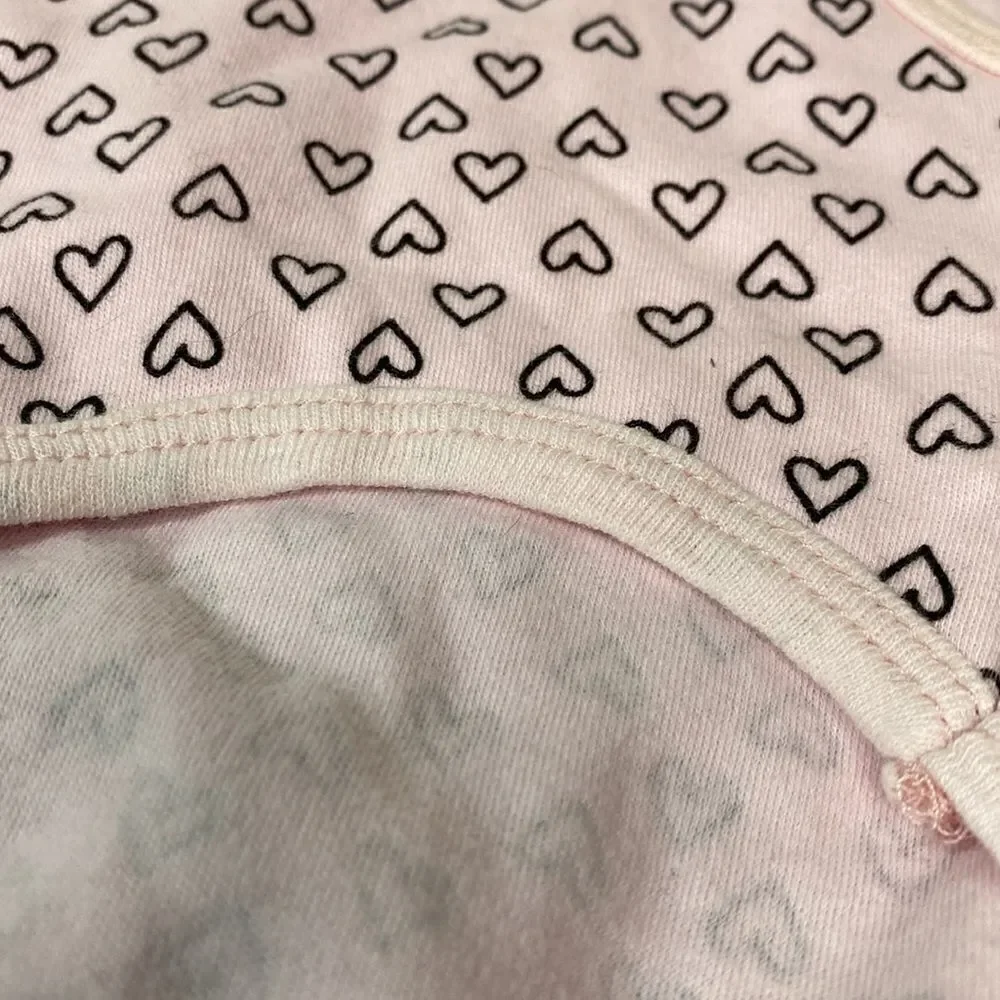 Set of 2 Heart Love Pink Dog Tee Shirts